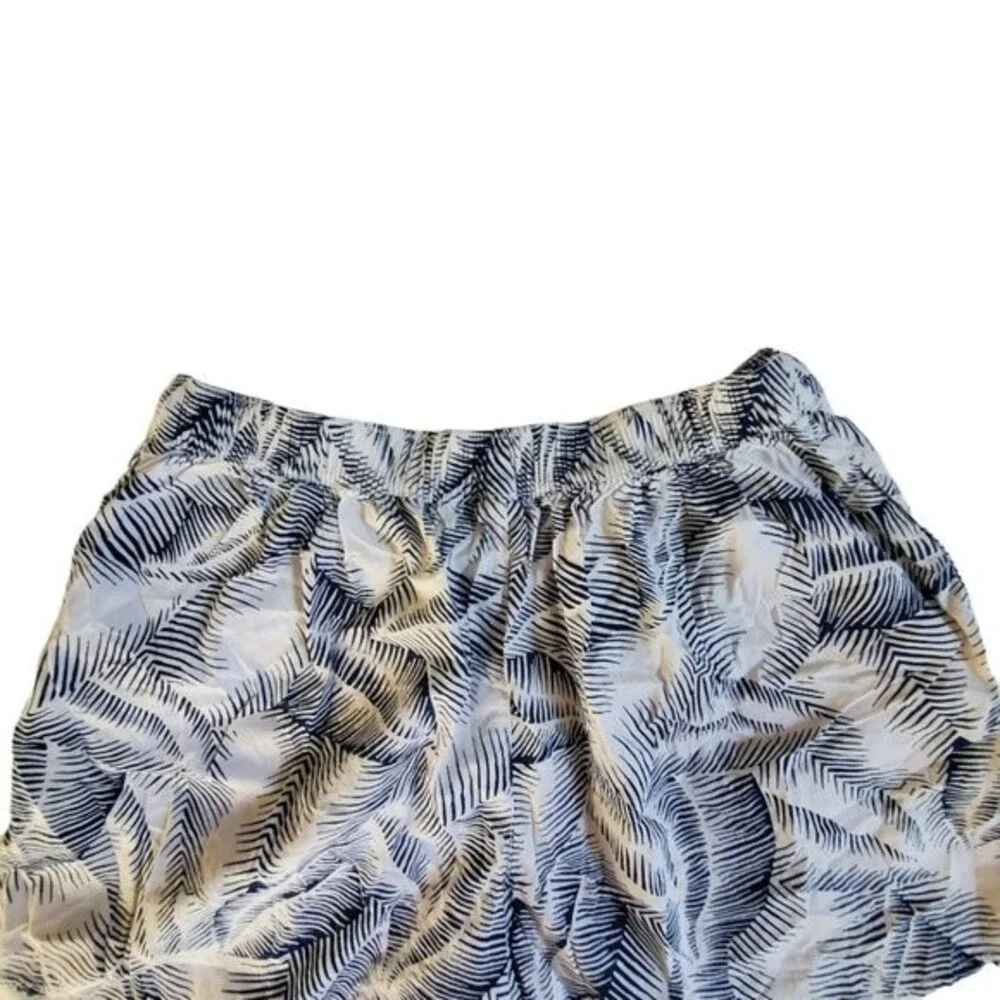 Gap Kids blue white leaf print shorts sz XXL